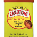 Ola Ola Carotino Palm Oil 6.6lb bottle rich in pro-Vitamin A Vitamin E and Lycopene antioxidants