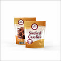 Sasun Smoked Crayfish 4oz package of jumbo dried smoked crayfish for cooking
