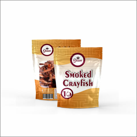 Sasun Smoked Crayfish 4oz package of jumbo dried smoked crayfish for cooking