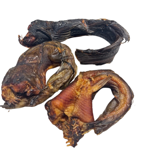 Oven smoked catfish fillets with rich smoky flavor and tender texture, ready for cooking or snacking