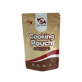 Beige Moi Moi Cooking Pouch by Layo Creations, BPA-free, reusable mylar storage and cooking bag, leak-proof design.