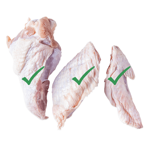 Fresh Turkey Wings Cut | 30lbs
