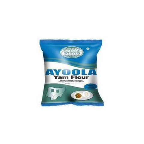 Ayoola Yam Flour 2lbs pack for making pounded yam, amala, and fufu with authentic Nigerian taste