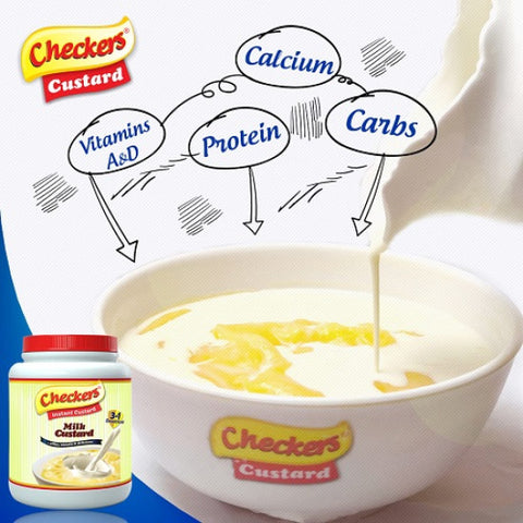 Checkers Milk Custard