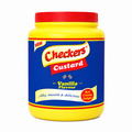 Checkers Vanilla Custard 2kg package of creamy custard powder for healthy dessert preparation