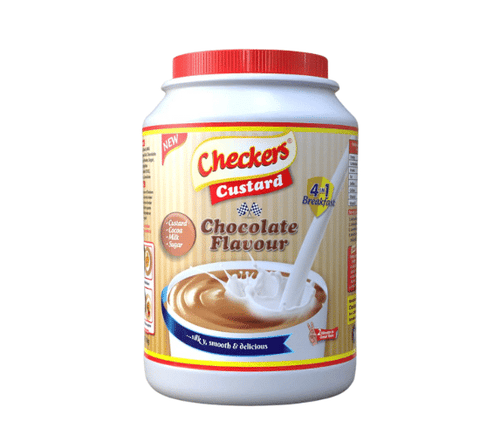 Checkers Chocolate Custard 2kg bulk African chocolate custard powder