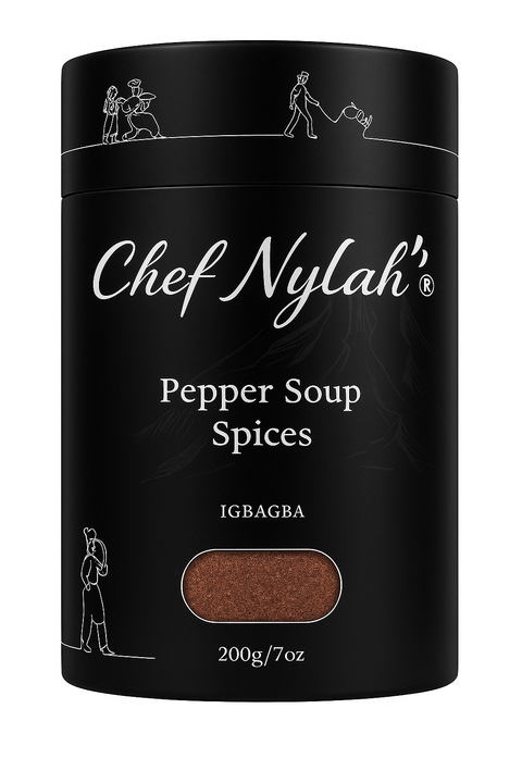 Chef Nylah's Peppersoup Spice 200g — Nigerian spice blend for authentic pepper soup flavor