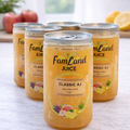 Classic AJ orange juice 6 pack of 6.75 fl oz bottles refreshing citrus drink