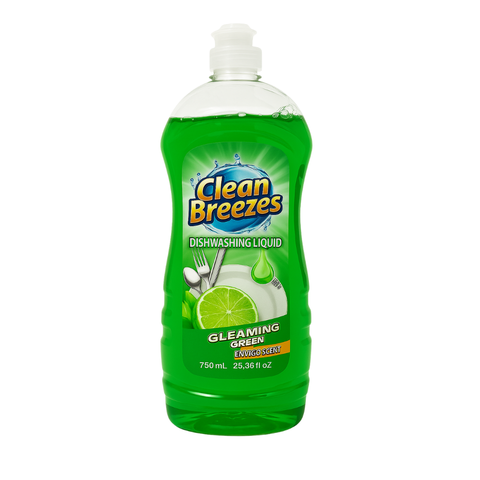 Clean Breezes dishwashing liquid for everyday kitchen cleaning