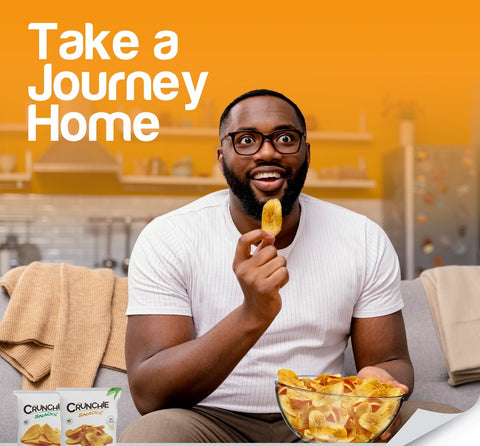 Crunchie Sweet Plantain Chips | Box of 24