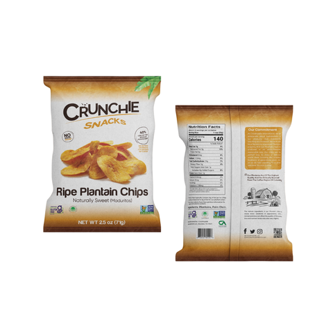Crunchie Snacks green plantain chips 2.5oz