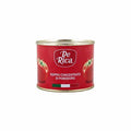 De Rica Italian Tomato Paste 70g can with red label and tomato images, Italian flag icon