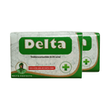 Delta medicated and antiseptic soap bar for daily hygiene