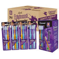 Diplomat Hard Toothbrush packs and box display.
