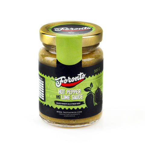 Foronto African hot pepper and lime sauce