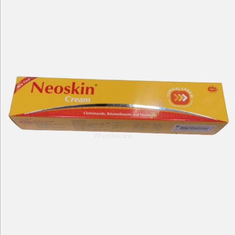 Neoskin Triple Action Cream moisturizing nourishing protective skincare product in yellow packaging