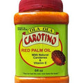 Ola Ola Carotino Palm Oil 64oz jar with natural carotenes and vitamin E for cooking and frying