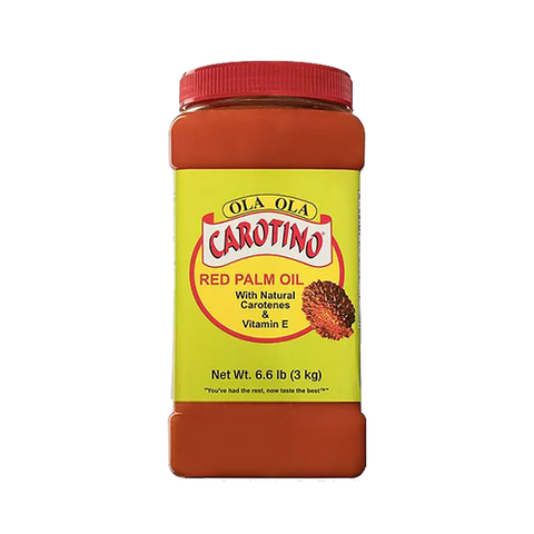 Ola Ola Carotino 3kg red palm oil jar with natural carotene and vitamin E for cooking