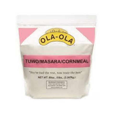Authentic Hausa tuwo masara cornmeal — African grocery item shipped nationwide