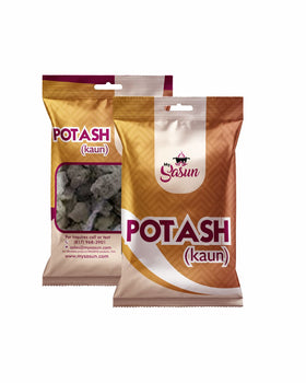 Sasun Potash Kaun — edible potash (akanwu/kanwa) used for Nigerian soups, ewedu, and cooking tenderizer
