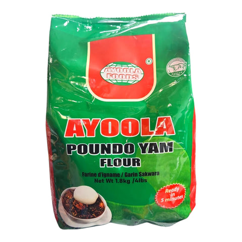 Ayoola Poundo Yam 4lb — instant Nigerian yam flour for swallow meals delivered nationwide