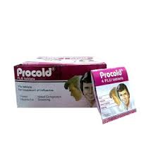 Procold pack of 4 tablets — OTC household cold relief product delivered nationwide