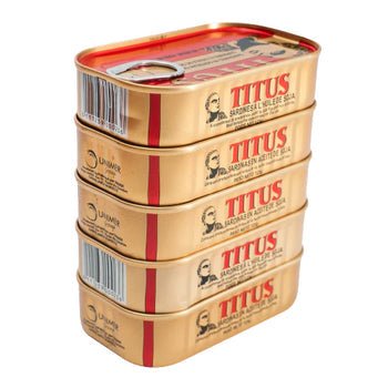 Titus sardine — Nigerian canned sardines in oil, perfect for bread, noodles, and stews — African grocery item