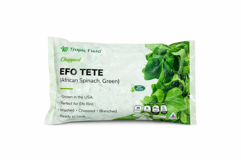 Tropic Field African spinach Tete fresh leafy greens for cooking