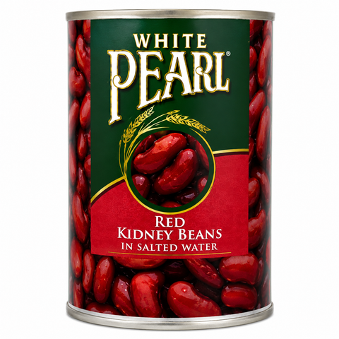 400g bag of PEARL Read white pearl red kidney beans for cooking and plant-based meals