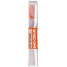 Wisdom tooth brush with small head and soft bristles for cleaning back molars — oral care product