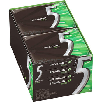 5 Gum Green Rain is a refreshing and invigorating chewing gum that delivers a burst of flavor and long-lasting freshness. This 15-count pack of gum features a crisp and cool spearmint flavor that awakens your senses and gives you a clean, refreshing feeling.