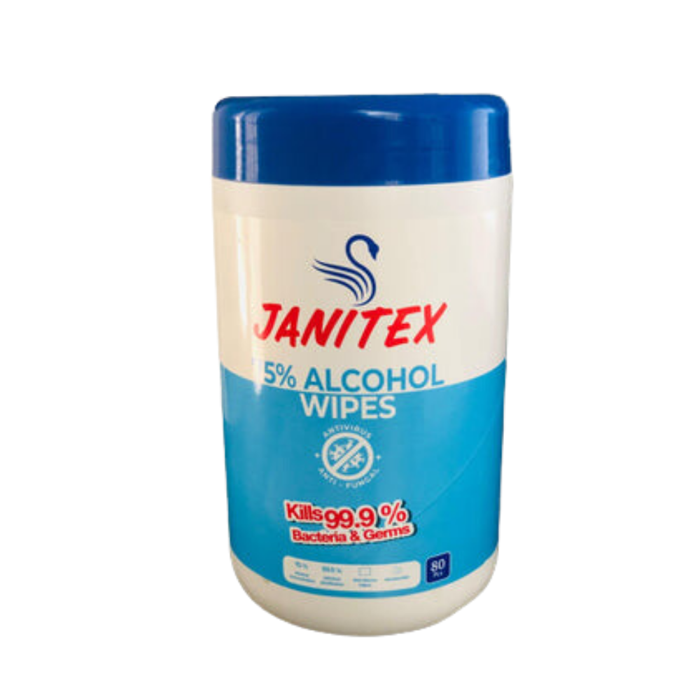 Janitex 75% Alcohol Disinfecting Wipes 80ct