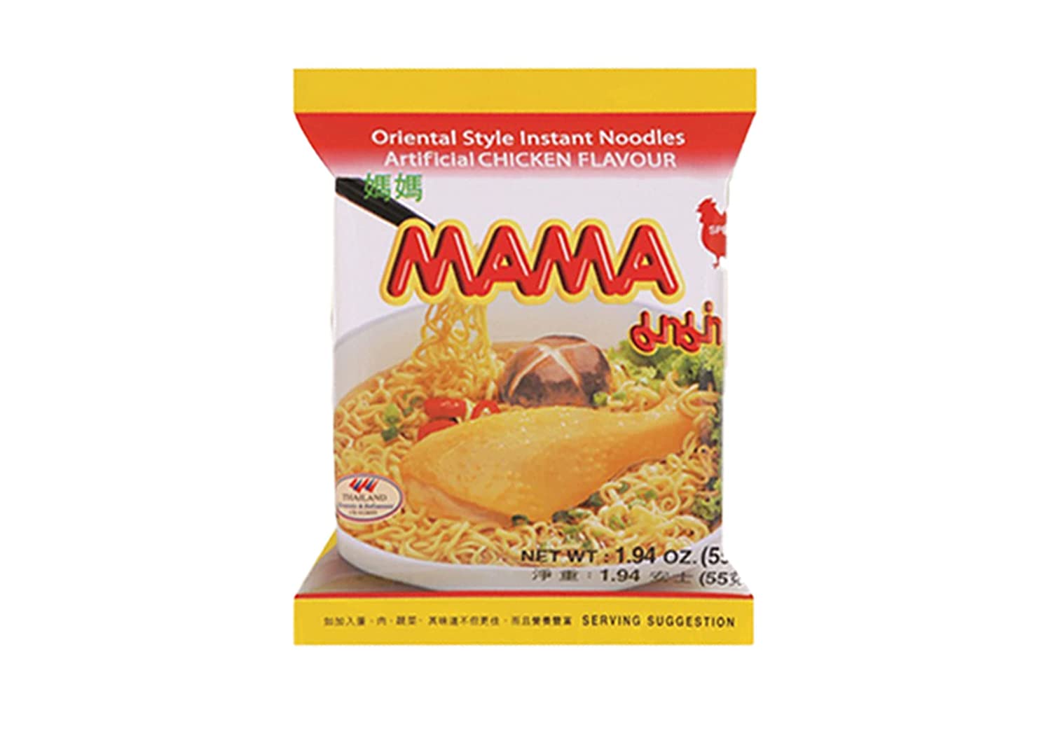 Mama Oriental Style Instant Noodles Shrimp Tom Yum 1.94 oz